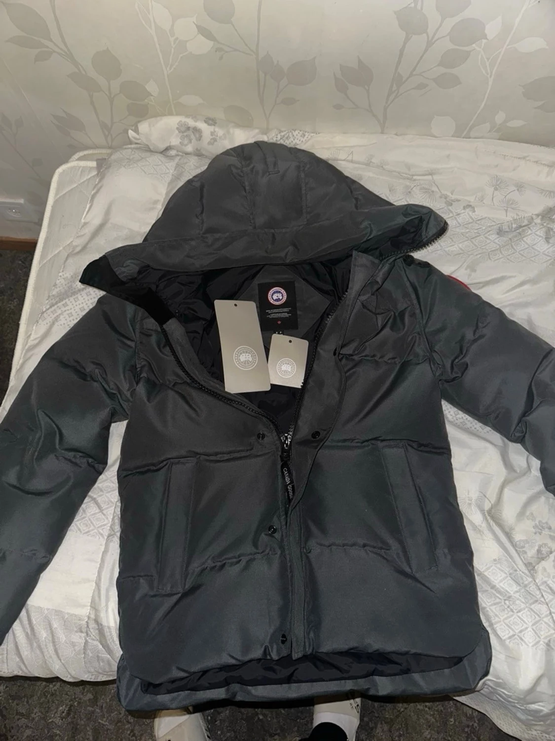 Svart pufferjacka från Canada Goose