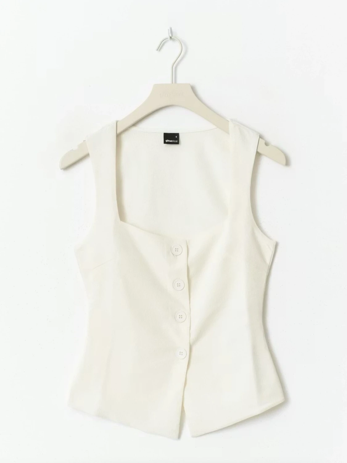 Vit topp från Gina Tricot - 2