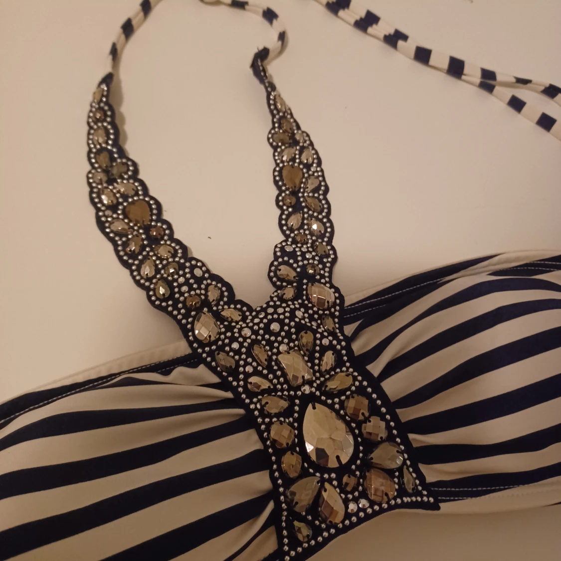 Randig bikini med smyckesdetaljer H&M - 4