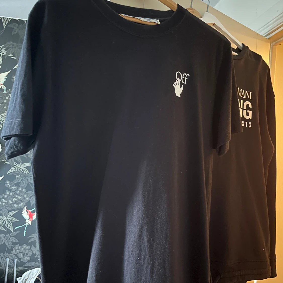 Svart Off-White t-shirt med tryck