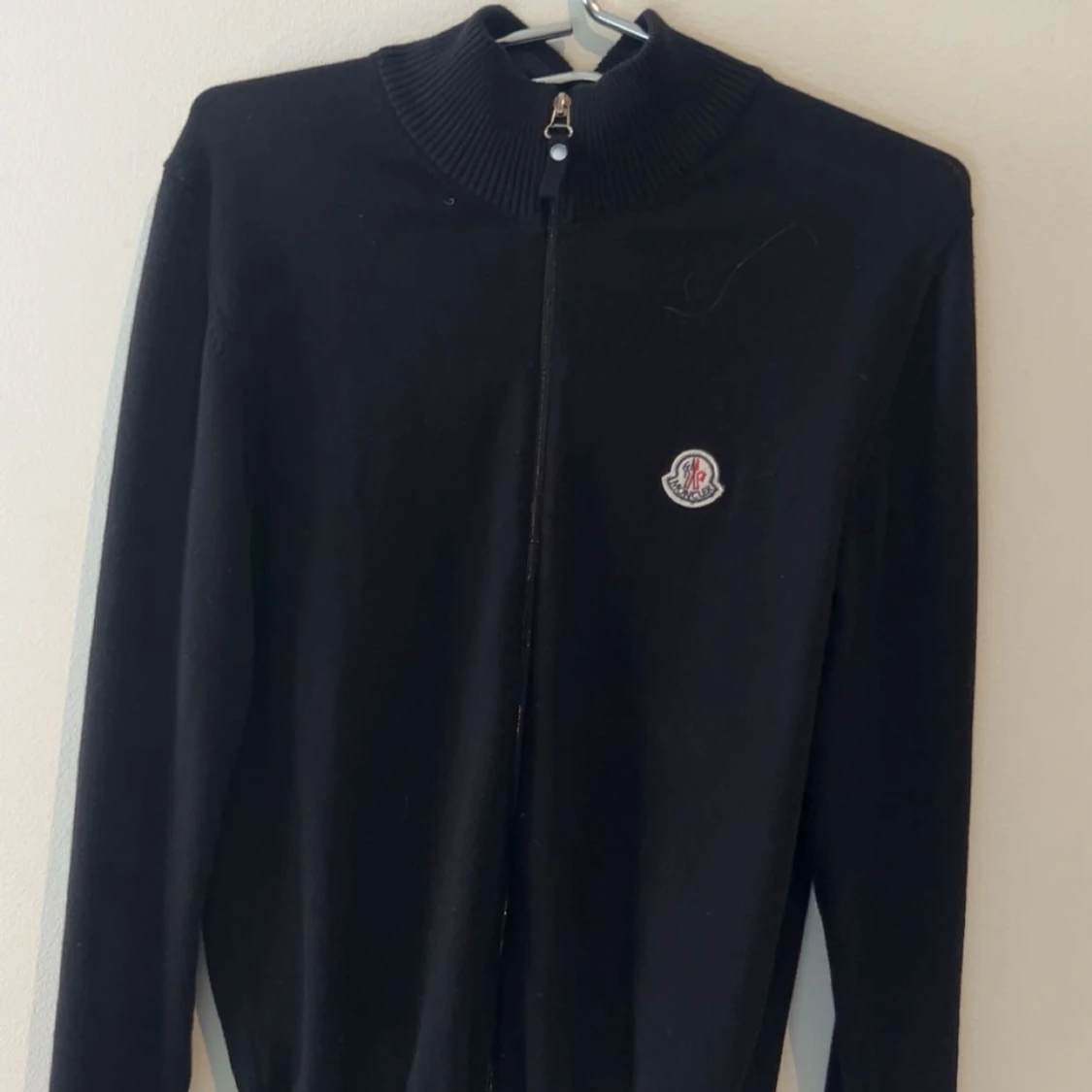 Svart Moncler kofta med dragkedja - 3