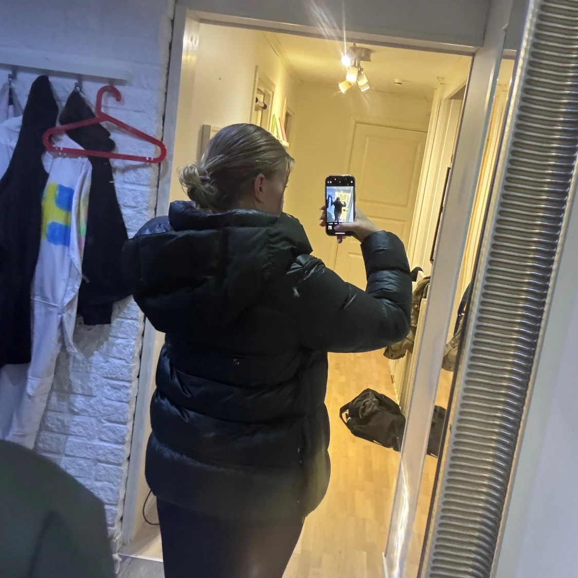 Massimo Dutti grön vinterjacka - 1