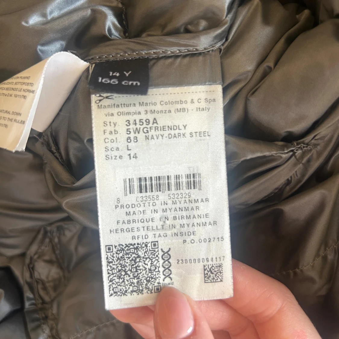 Metallblå Colmar jacka - 4