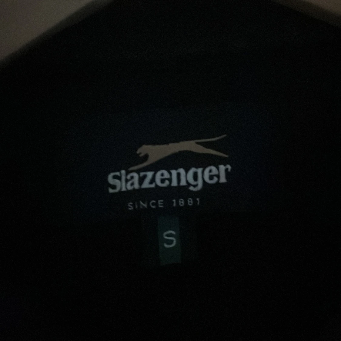 Svart pikétröja från Slazenger S - 2