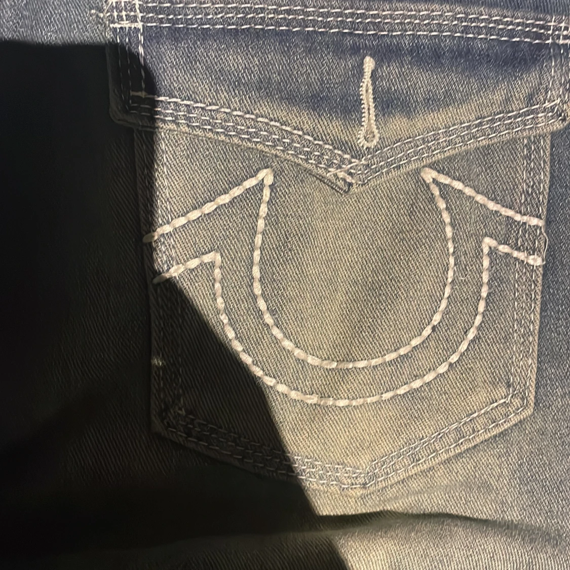 True Religion ljusblå washed jeans - 3