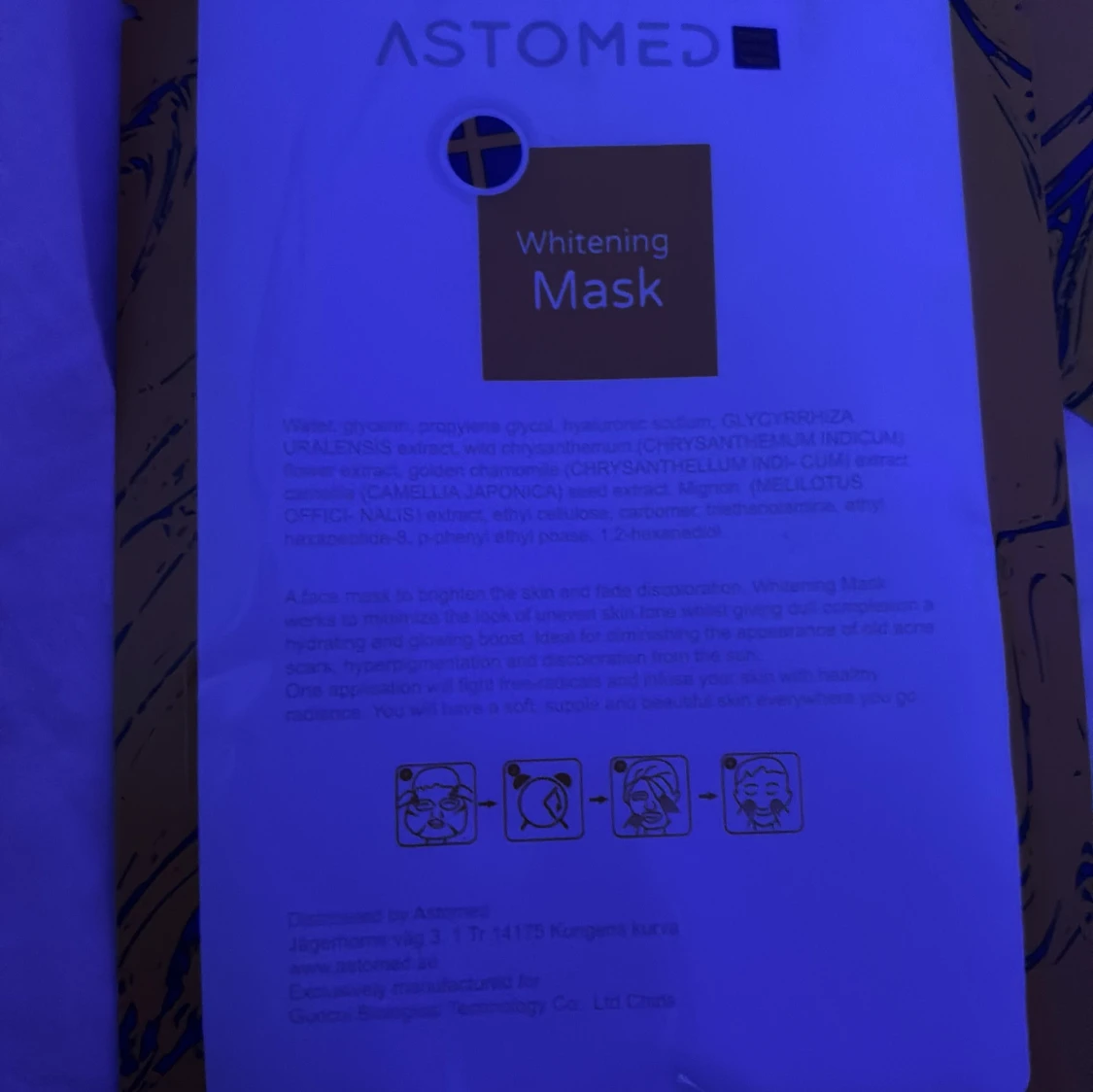 Astomed Whitening Mask ansiktsmask - 1
