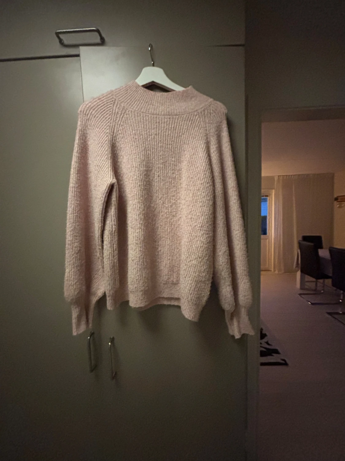 Ljusrosa stickad tröja KappAhl S - 5