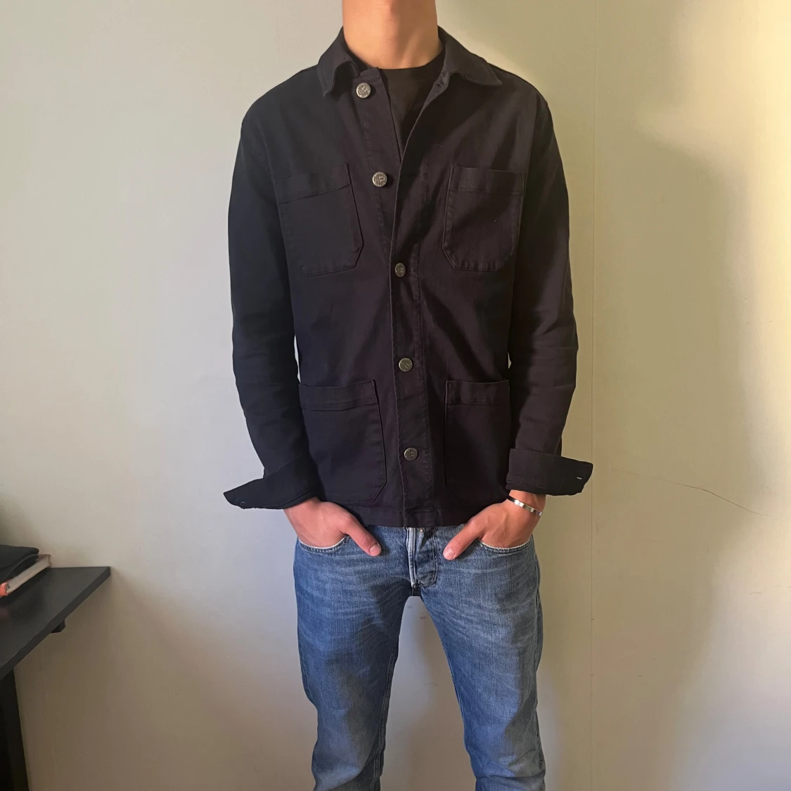 Svart overshirt från Lexington - 4