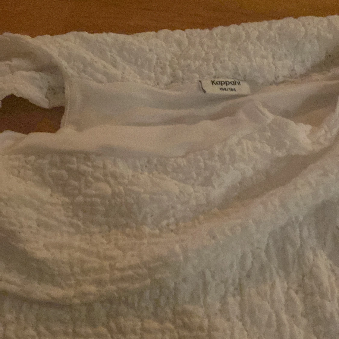 Vit quiltad kortkjol från Kappahl - 1