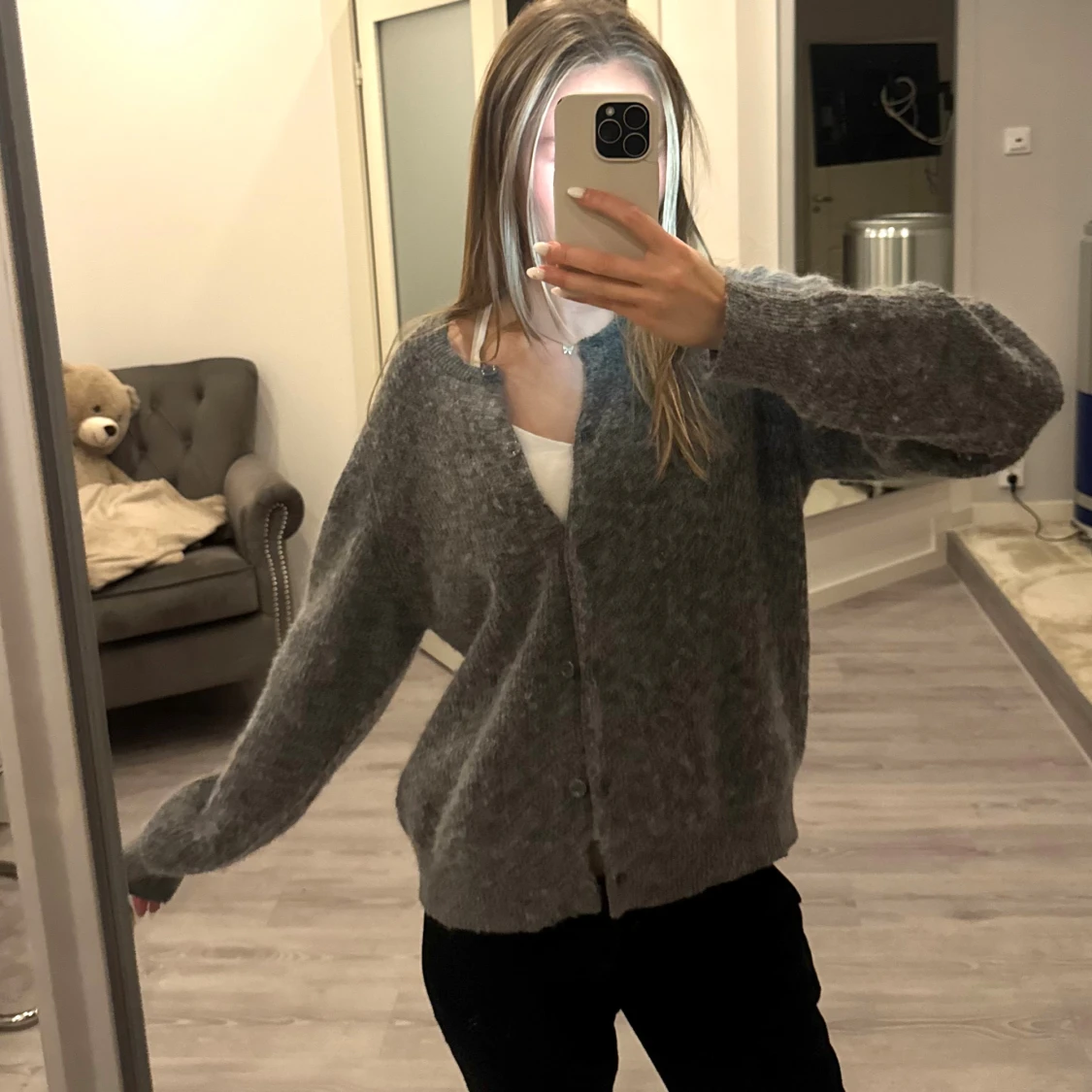 Samsoe stickad kofta