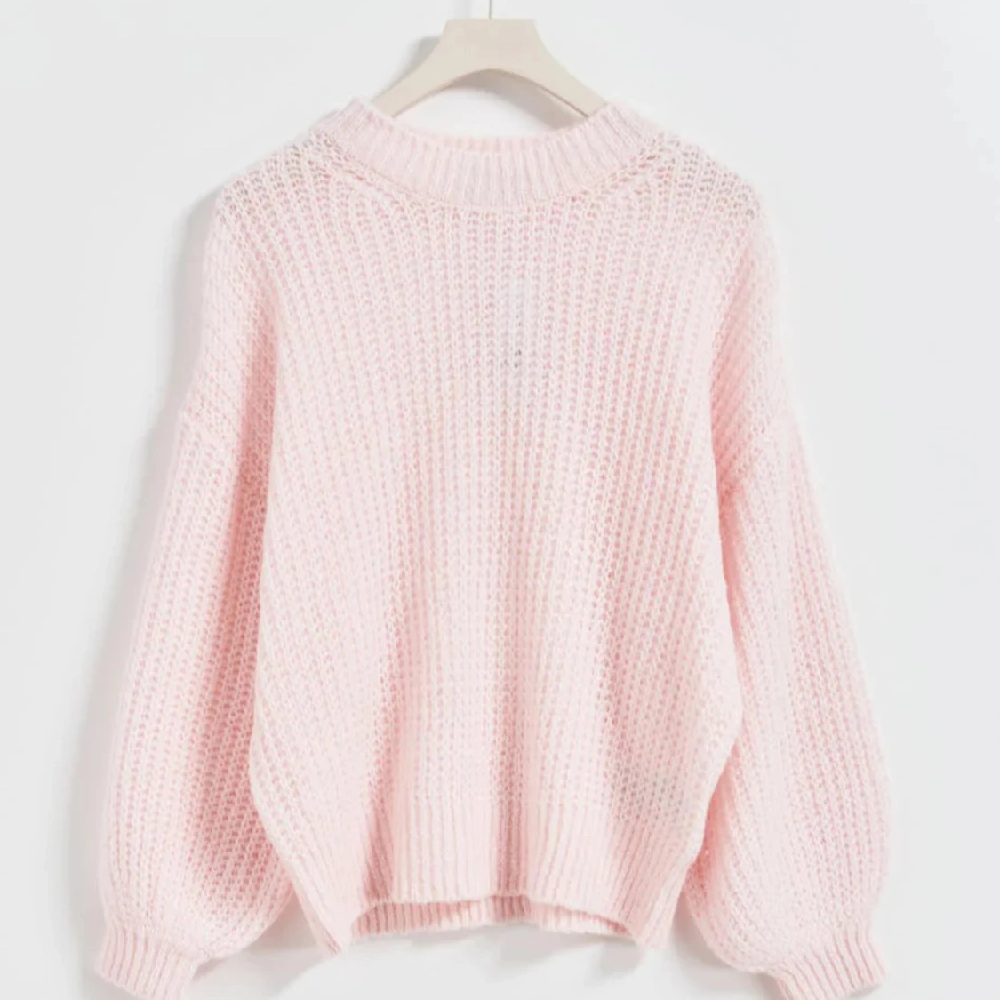 Ginatricot - Ljusrosa stickad tröja