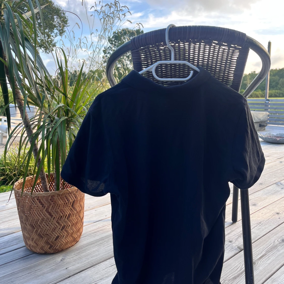 Svart pikétröja från GANT - 1