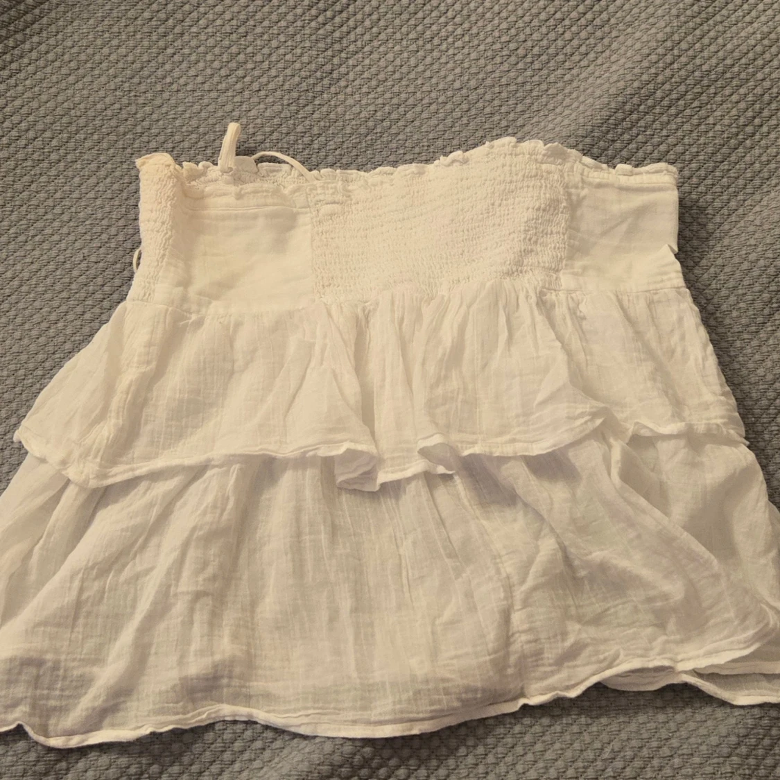 Vit volangtop från Gina Tricot - 1