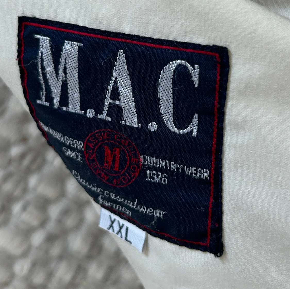 Beige pufferjacka från M.A.C XXL - 3