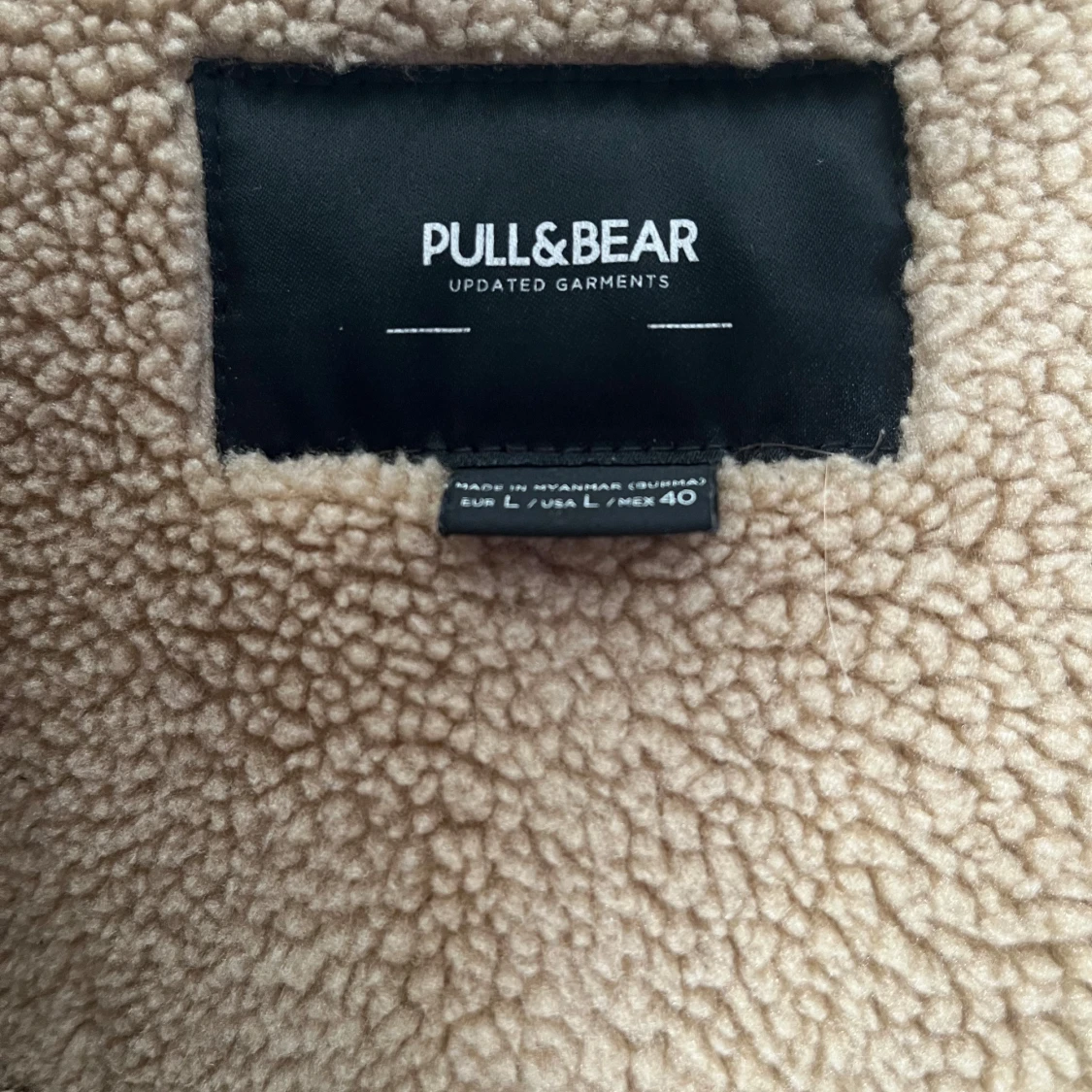 Brun teddyjacka från Pull&Bear L - 2
