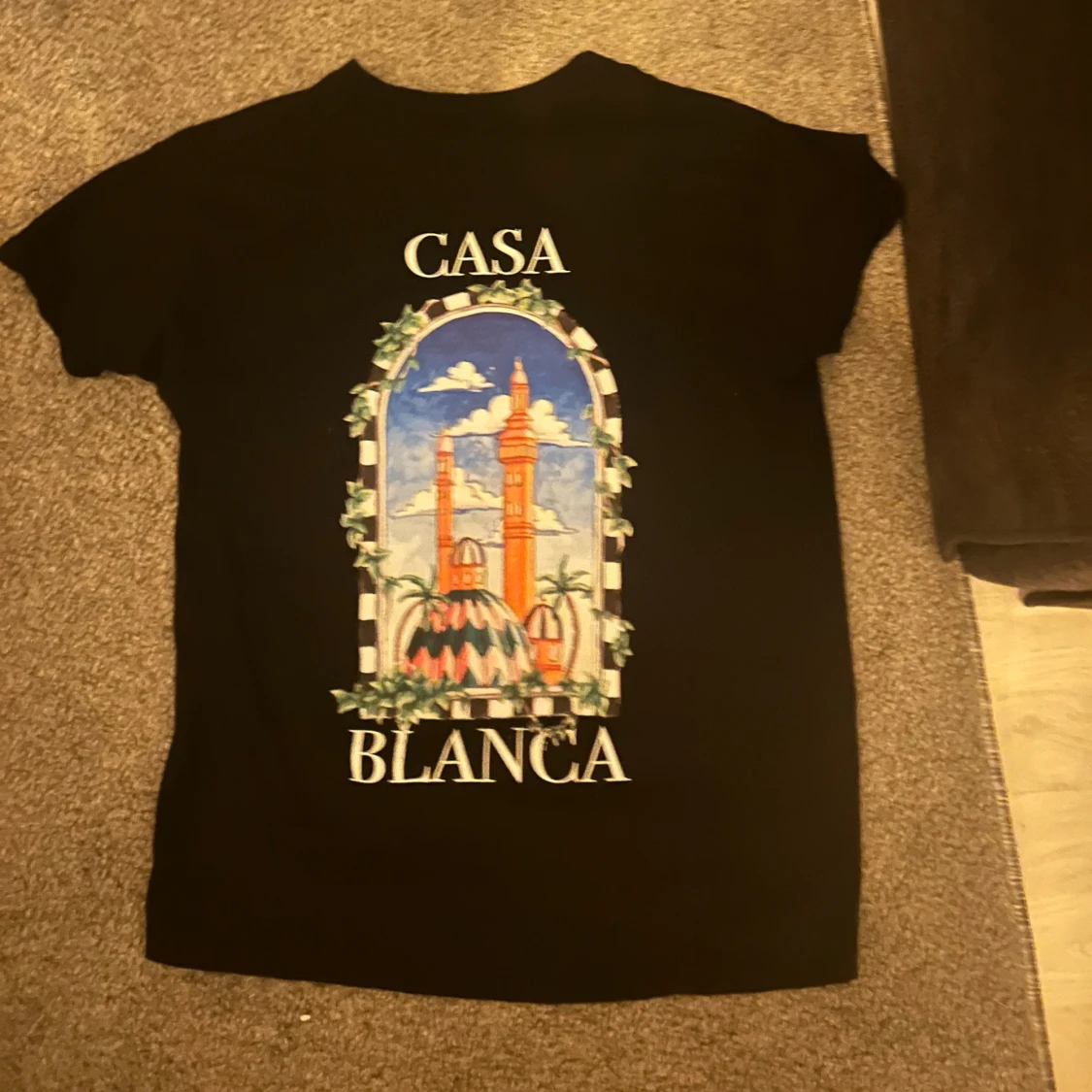 Casa Blanca svart t-shirt med tryck - 1