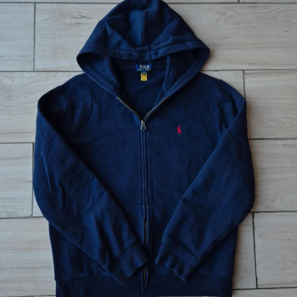 Marinblå hoodie från Polo Ralph Lauren
