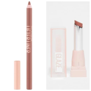 Maybelline lifter liner + lifter glaze - Säljer Maybelline lifter liner i färgen On it, tillsammans med deras lifter glaze lip balm i färgen Caramel glow. Obs: har swatchat dem på handryggen, men färgen var inte vad jag tänkt mig. Fick bokstavligen hem dem idag så de är helt nya. Har torkat av dem noga med antiseptisk wipe. Inköpta från Nordic feel för 190 kr tillsammans. ❤️