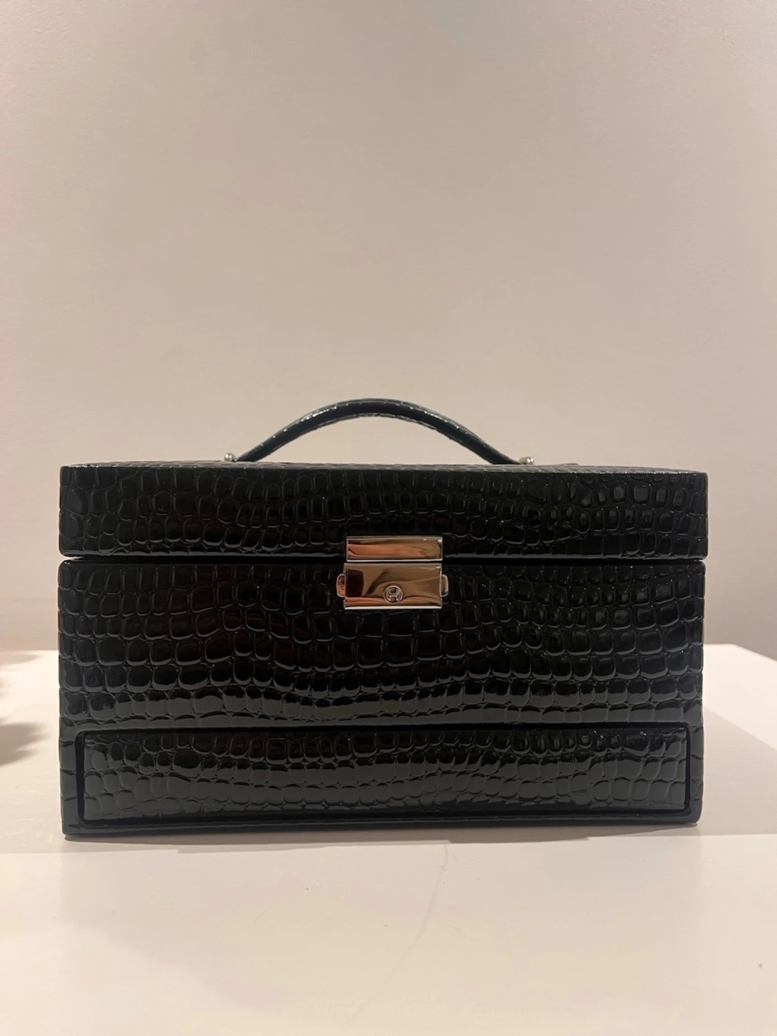 Smyckeskrin i croco material 