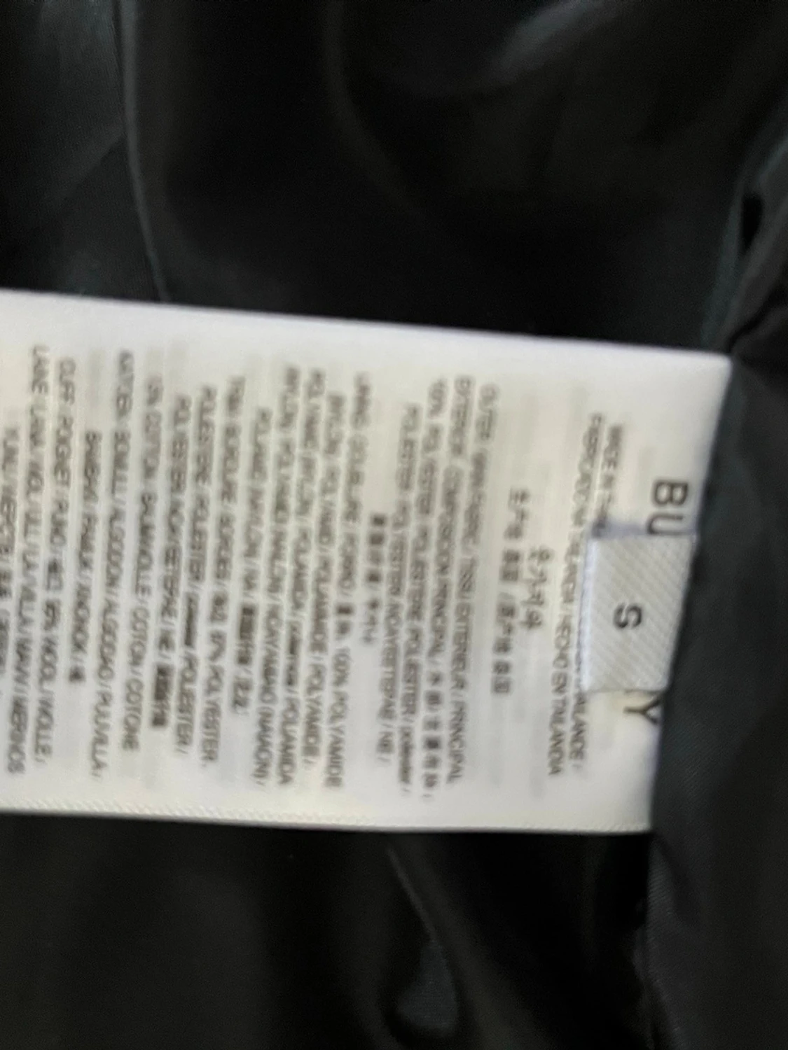 Svart pufferjacka från Burberry S - 3