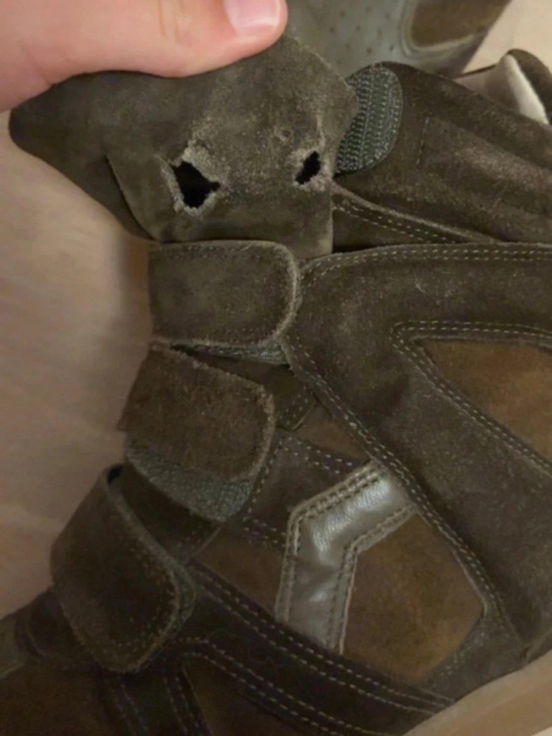 Isabel Marant wedge sneakers mocka - 3