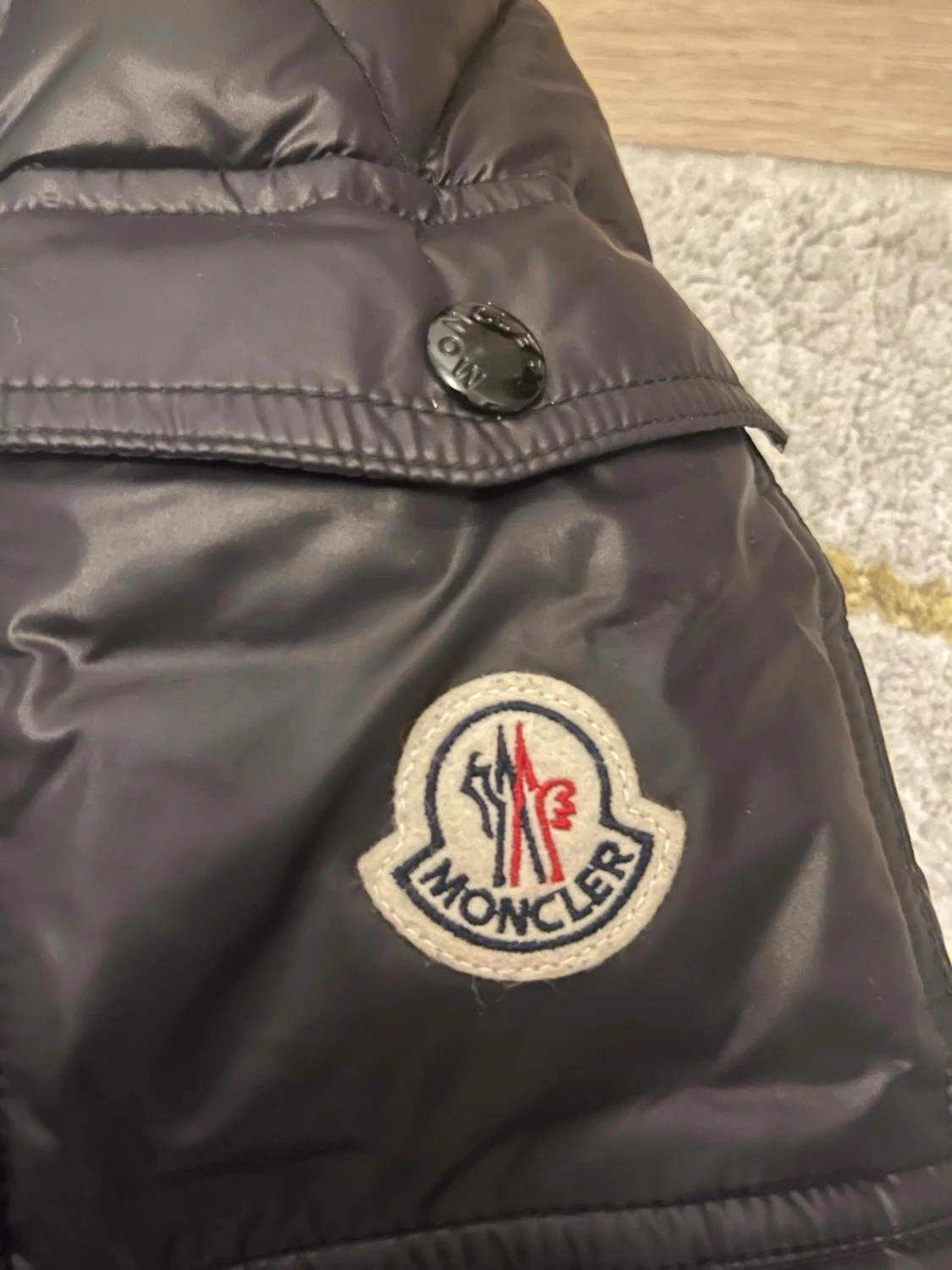 Svart Moncler Agay Giubbotto - 6