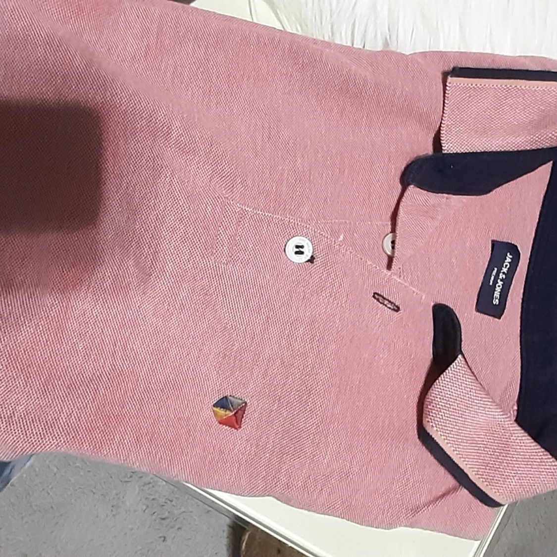 Rosa pikétröja från Jack & Jones - 1