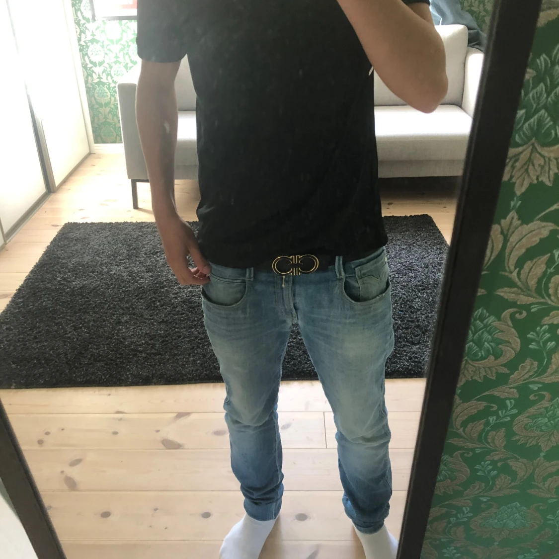 Svart skärp från Ferragamo - 1