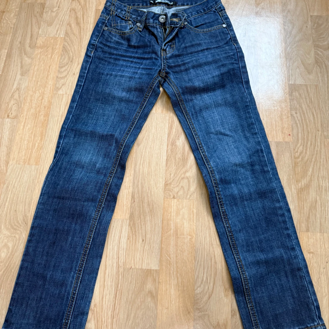 Blå jeans från Lab Industries stl 128 - 1