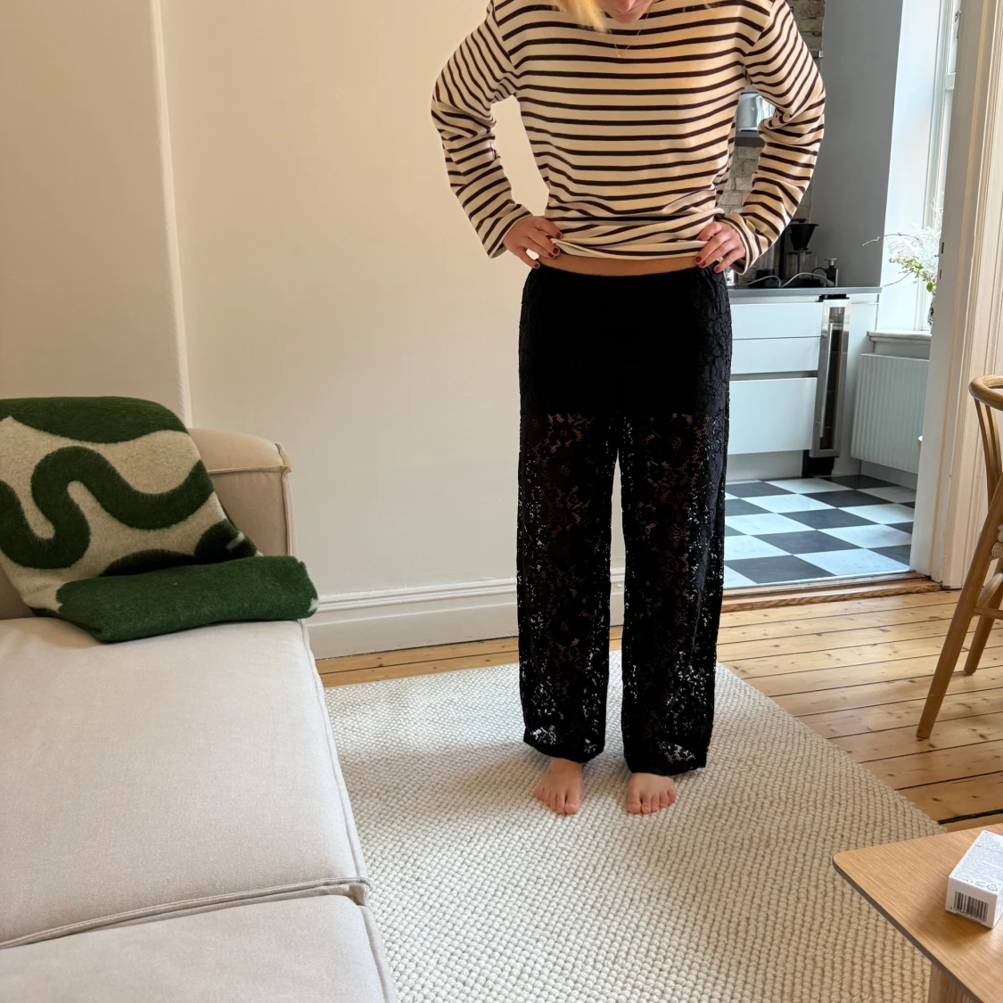 Svarta spetsbyxor - 1