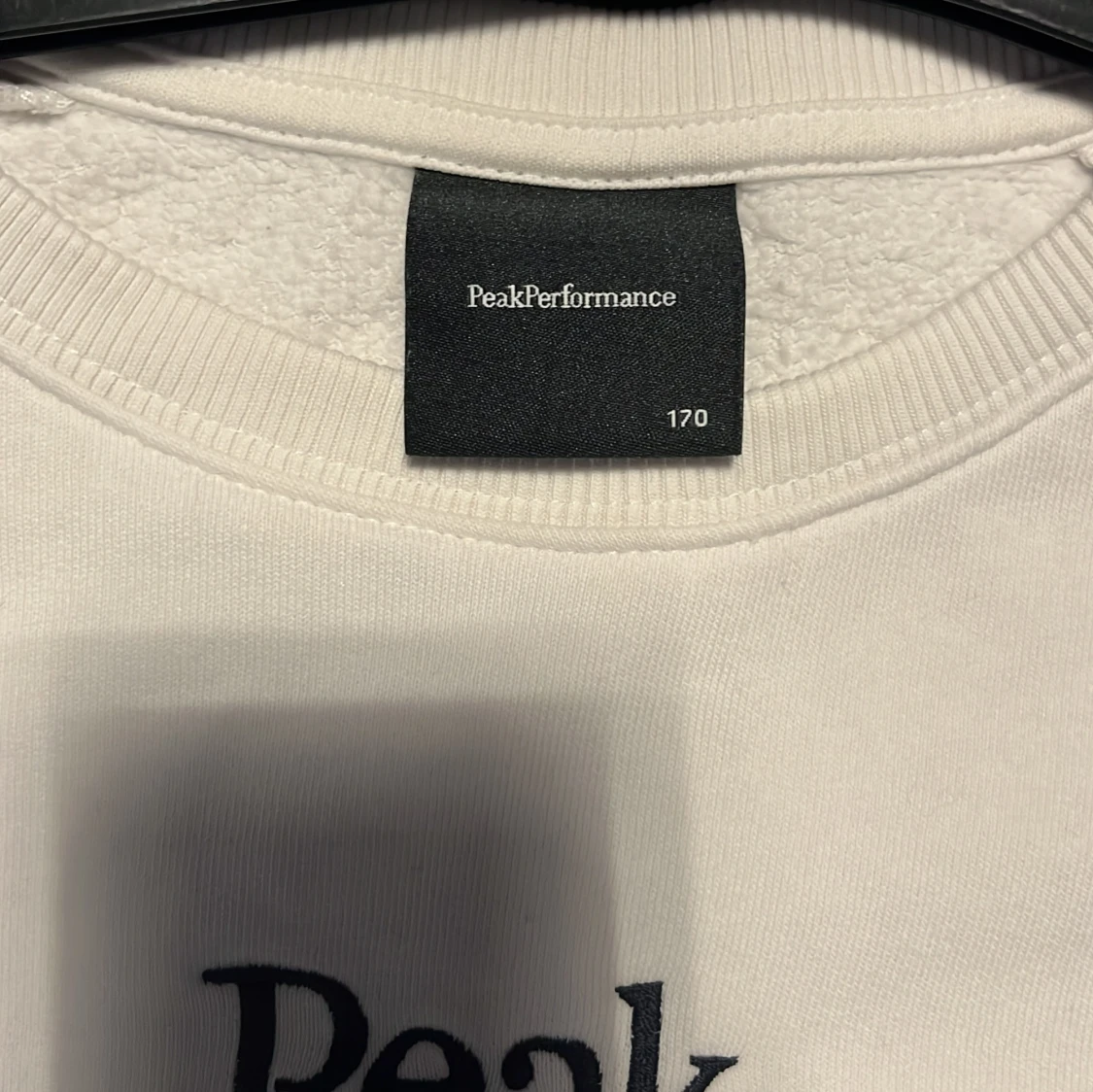 Vit sweatshirt från Peak Performance - 1