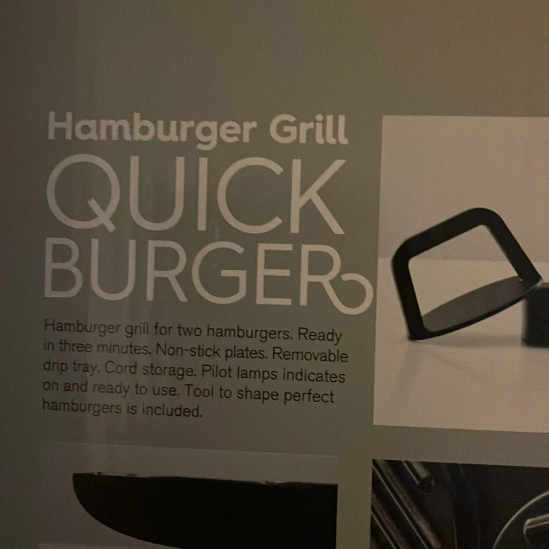 Hamburger Grill Quick Burger
