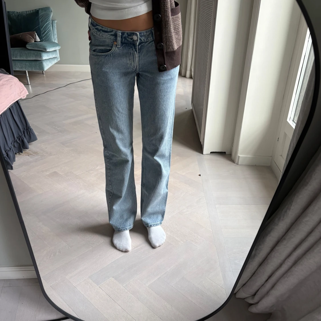 Blå arrow jeans från weekday