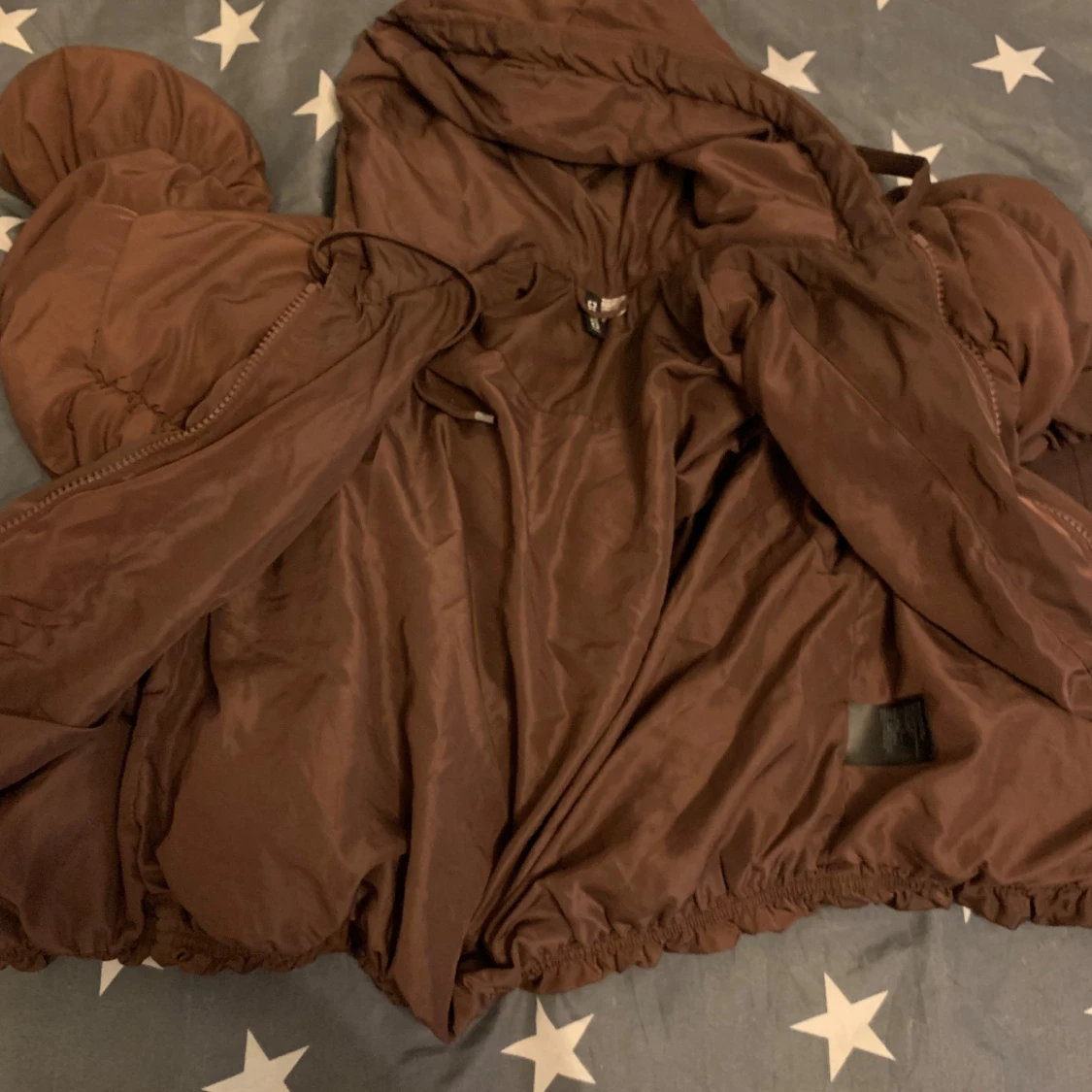 Brun pufferjacka från H&M Divided XS - 3