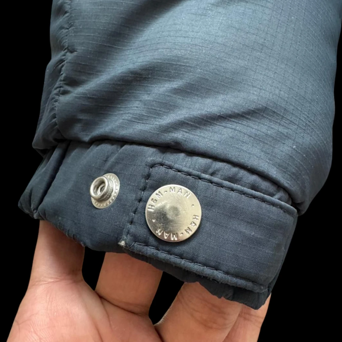 Mörkblå pufferjacka från H&M Man - 2