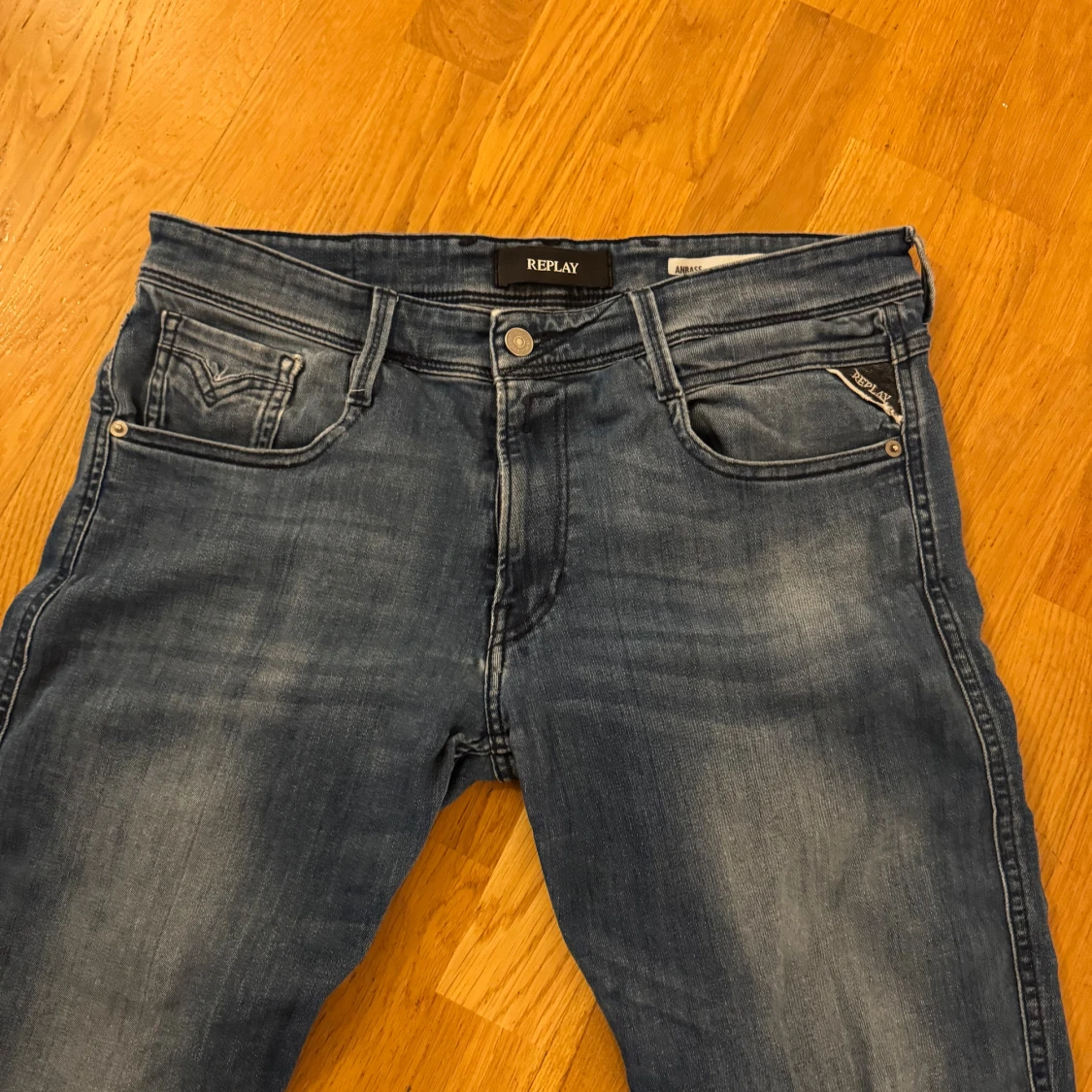 Replay Anbass slim fit jeans blå - 1