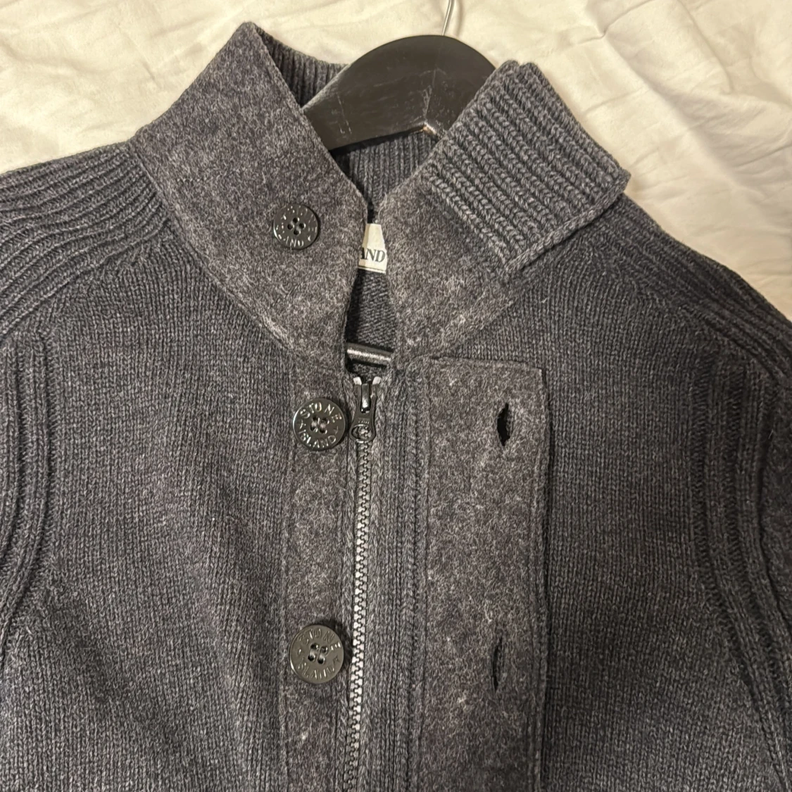 Mörkgrå kofta från Stone Island - 2