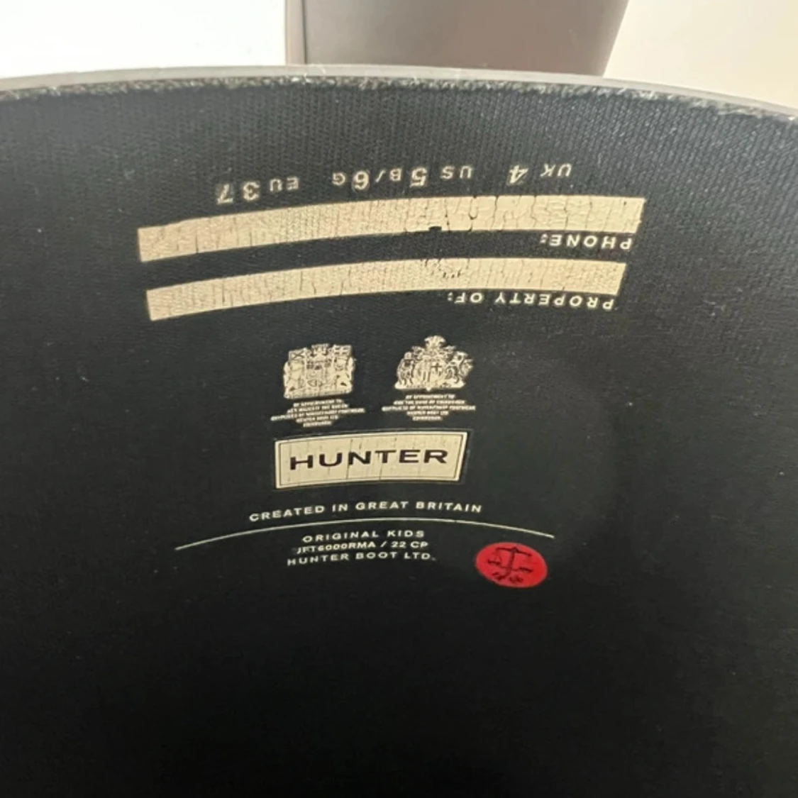 Svarta Hunter stövlar med spänne - 4