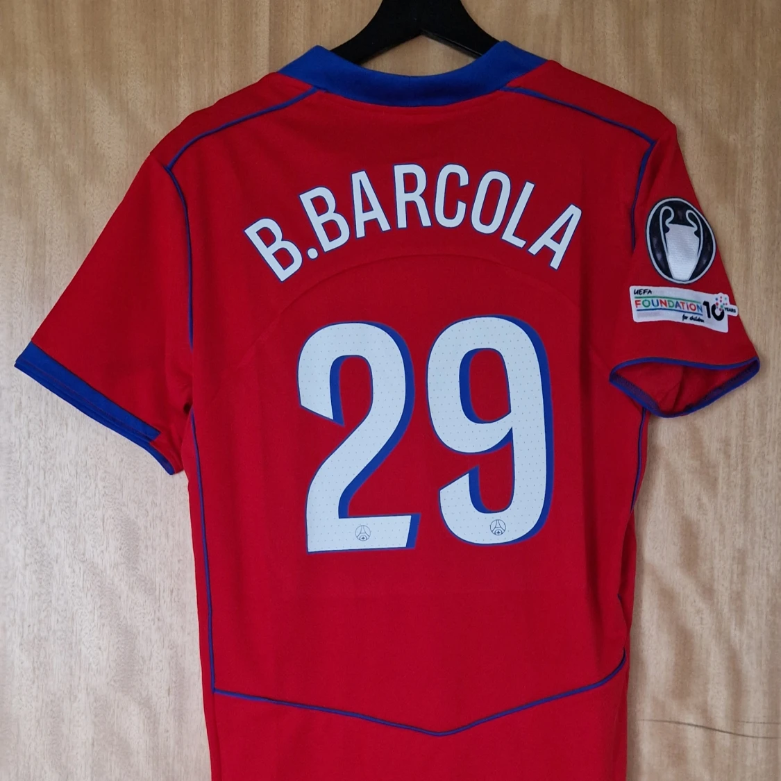 Bradley Barcola fotbollströja PSG 25-26