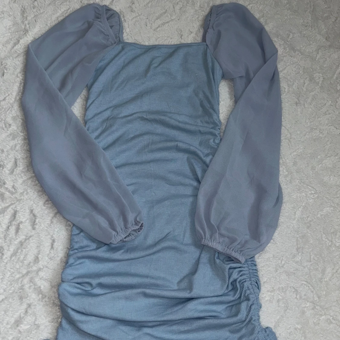 Ljusblå kortklänning från SHEIN - 1