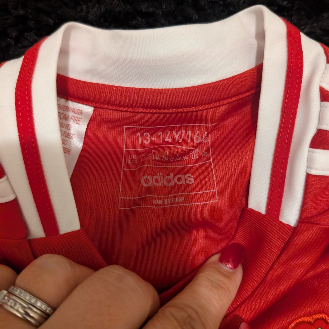 Manchester United Mainoo 37 långärmad tröja stl 164 - 3