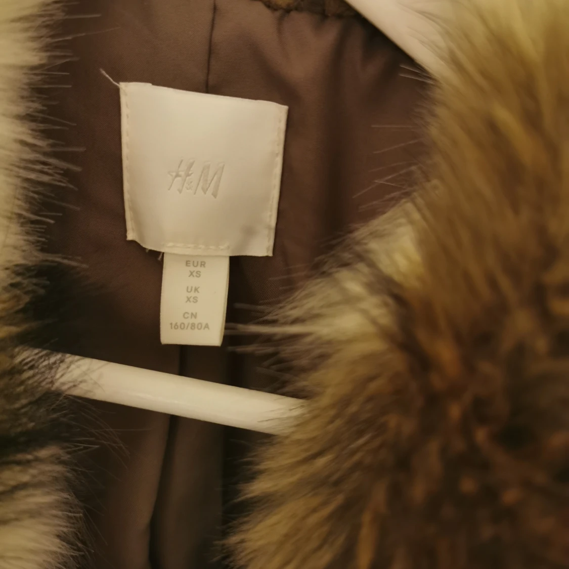 Faux fur jacka H&m 34 - 3
