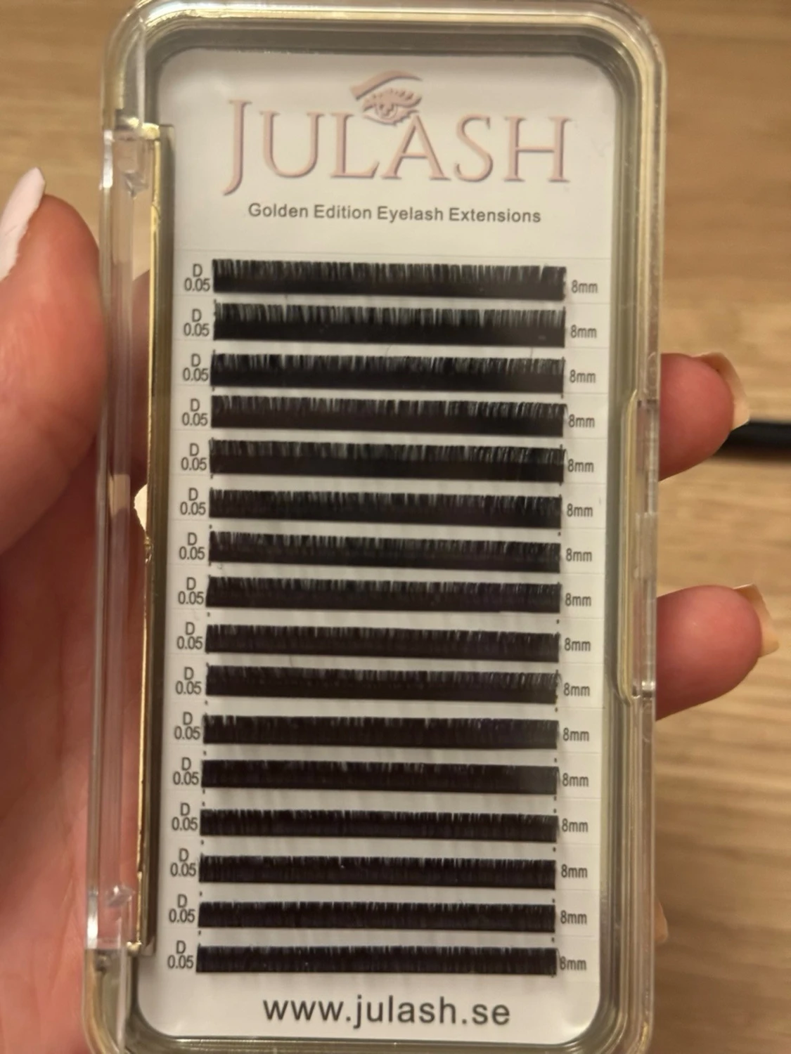 Julash Eyelash Extensions 0.05D 8mm