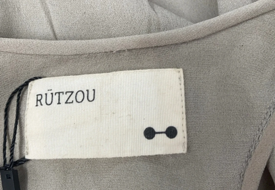 Vintage sidentopp paljetter  - 2