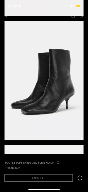 Helt nya boots med 5cm klack - Säljer ett par helt nya Zara boots i storlek 38 (har även ett par i storlek 39), då jag glömde skicka tillbaka de…🥲Nypris 1195kr men säljer för 900kr🥰