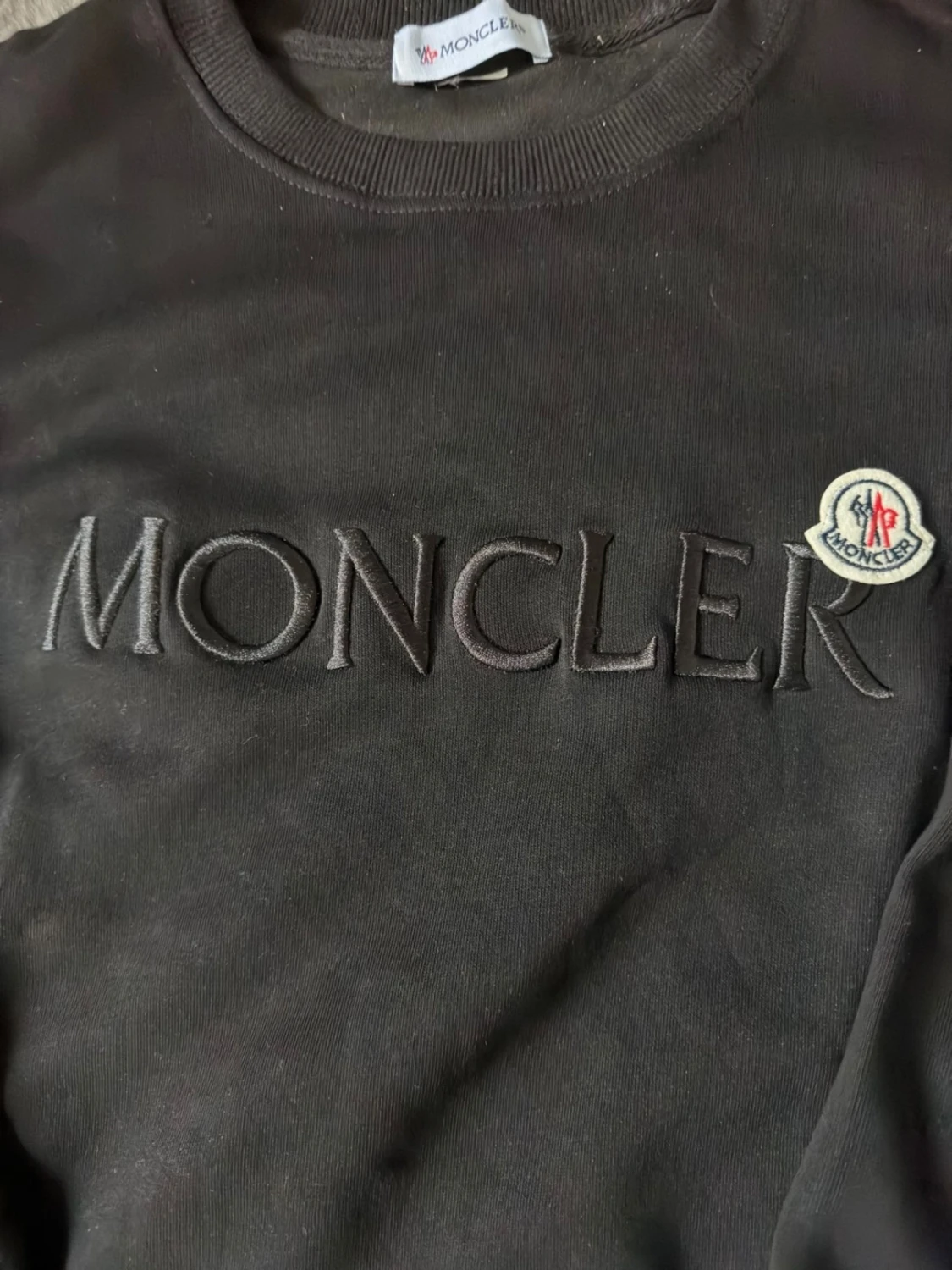 Svart sweatshirt från Moncler - 1