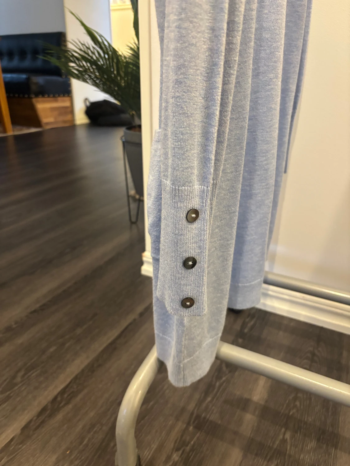 Ljusblå kofta från Isolde, storlek L - 3