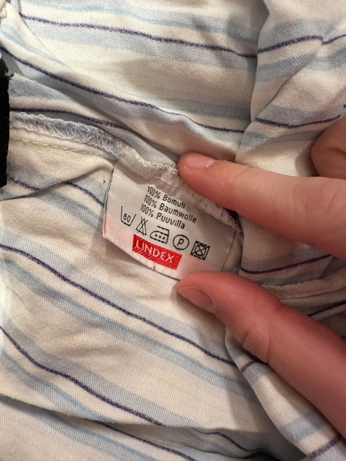 Randiga bomullsbyxor från Lindex - 2