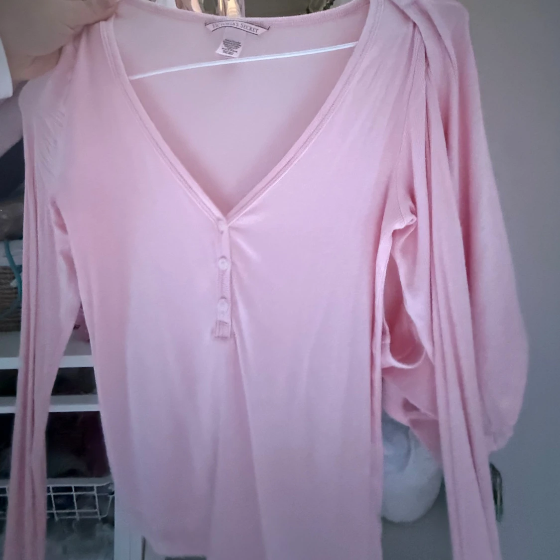 Unikt Ljusrosa Victoria secret pjamas set - 1