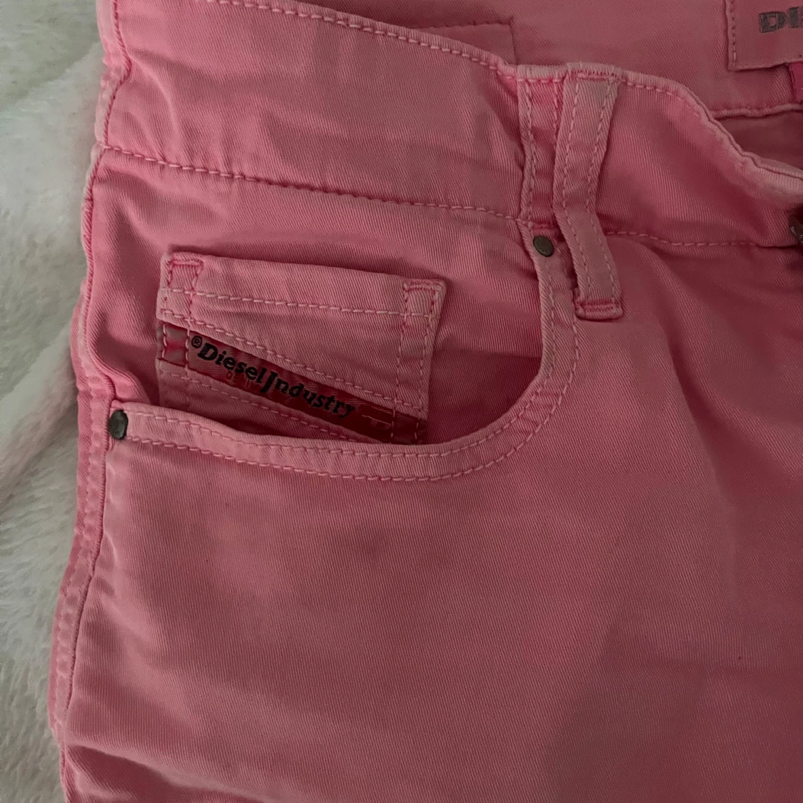 Rosa jeansshorts från Diesel - 1